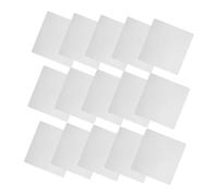 HOODANCOS 15 piezas Unidades Papel Filtro Cualitativo Cuadrado para Laboratorio Absorción Rápida Media Lenta Papel Filtro Absorbente para Experimentos Científicos Herramientas