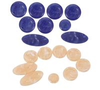 HOODANCOS 18piezas Botones De Saxofón De Incrustaciones Para Tenor Accesorios Prácticos y Duraderos Alivio De Fatiga Al Tocar Diseño Ligero y Compacto