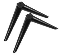 HOODANCOS 2 Bases para TV De Pantalla Plana Soportes para TV Soportes para Smart para De Sobremesa Patas De Repuesto para Base Negra para