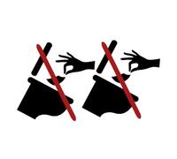 HOODANCOS 2 hojas Pegatina Adhesiva para Inodoro Señal de Baño Removible Cartel Aviso Prohibido Tirar Papel Higiénico Decoración Autoadhesiva para Aseo