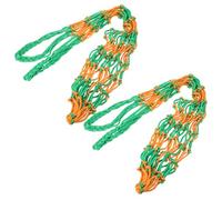 HOODANCOS 2 Piezas Bolsa de Heno para Caballos y Cabras Colgante Resistente Capacidad Grande Alimentador Portátil Reutilizable para Establo y Granja Diseño de Alimentación Lenta para