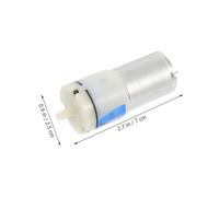 HOODANCOS 2 piezas Bomba Aire Eléctrica Mini para Acuario y Peceras Silenciosa Compacta Reemplazo Duradero para Oxigenación Eficaz