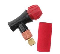 HOODANCOS 2 piezas Cabezal de Inflador de Neumáticos Adaptador Dual Válvulas y Francesas Accesorios para de Ruedas de Coche y Motocicleta Resistente y Duradero para Inflado de Neumáticos