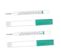HOODANCOS 2 Piezas de Vidrio para Uso Doméstico y Clínico Medición Precisa, Escala Dual en Celsius y Fahrenheit, Material, Lectura Rápida y Pantalla Grande