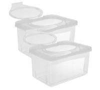 HOODANCOS 2 piezas Dispensador de Reutilizables para Bebés Caja de Almacenamiento de Húmedas Contenedor Práctico para Cambiador y Hogar Diseño Ergonómico para Uso Mano