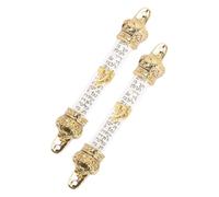 HOODANCOS 2 Piezas Mezuzah de Metal Decorativa con Pergamino Artesanal para Puerta Regalo Religioso Judaico Placa Detallada para Santidad y Decoración de Hogares