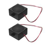 HOODANCOS 2 Piezas Minialtavoces de Potencia 5W 4 Ohmios, Sistema de Sonido Portátil Compacto, Mini Altavoz de Audio con Rango Completo, Módulo de Altavoz para Monitores y Pantallas