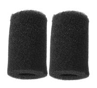 HOODANCOS 2 Piezas Rollo de Esponja de Prefiltro para Acuario Algodón Negro, Funda Protectora para Filtro de Acuario Que Evita Obstrucciones y Protege el Ingreso de Residuos