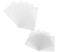 HOODANCOS 20 Láminas Adhesivas Termofusibles de Doble Cara 197X197 CM para Costura y Manualidades Entretela Termoadhesiva Soporte Incorporado para Patchwork y Bordado