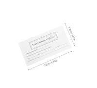 HOODANCOS 20 Paquetes de Libros de Registro de Cheques Personales Papel Grueso Tamaño A5 Color Blanco para Gestión Financiera Diaria y Control de Cuentas Bancarias