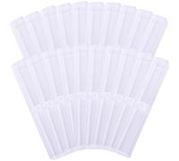 HOODANCOS 20 Unidades Estuche para Bolígrafos Transparente 15.5x2.5x2.5 Cm Caja Organizadora de Plástico Resistente Portalápices para Oficina y Manualidades