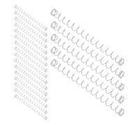HOODANCOS 200 Unidades Muelles de Compresión Metálicos de 7 Cm para Diademas, Accesorios de Acero Inoxidable en Color Plata, Alta Precisión y Elasticidad para Niñas y Mujeres en Eventos de