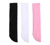 HOODANCOS 3 Fundas Protectoras de Encaje Hechas Elegantes y Portátiles para Abanicos de Mano para Bodas y Sociales