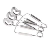 HOODANCOS 3 piezas Pinzas para Escargots de Acero Inoxidable Clip de Alimentos con Resorte Mango Ergonómico Anticalor para Cocina y Servicio de Mariscos