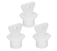HOODANCOS 3 Tapones para Bolsas de Agua Caliente Tapón de Repuesto de PP Resistente a Altas Temperaturas Sello Antiderrames Rosca Precisa Compatible Bolsas de Agua Caliente para Uso en