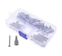 HOODANCOS 30 Juegos Metal Self-drilling Drywall Anchors Kit Zinc Alloy Expansion Anchors With Screws For Sheetrock Repair Hollow Wall Fixings Interior Plasterboard Installation