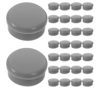 HOODANCOS 30 Unidades Tapones de Goma para Máquina de Coser Industrial y Doméstica, Gris, Funda Protectora para Pasadores de Carrete, Sellado Resistente contra Polvo y Aceite, Accesorio de