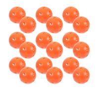 HOODANCOS 35 Piezas Balones de Golf Huecas de Plástico Naranjas 42mm 35 Unidades para Práctica Interior y Exterior, Juguetes Deportivos Entrenamiento de Putting Golf