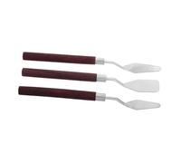 HOODANCOS 3piezas Paletas De Pintura Artística De Mezcla para Pintura Acrílica Óleo Versátiles Mango para Técnicas De Textura y Detalle