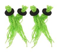 HOODANCOS 4 Piezas de Recolector de Huevos para Acuario, Hierba Artificial Flotante para Desove de Peces, Trampa para Cría y Puesta de Huevos, Accesorio para Tanque de Cría de Peces