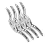 HOODANCOS 4 Piezas Gancho para Cordón Persiana Metálico Soporte Enrollador Seguro para Cortinas y Estores Accesorio Práctico para Orden y Seguridad el Hogar