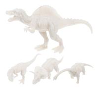 HOODANCOS 4 Piezas Juguetes de Dinosaurios para Pintar DIY de Dinosaurios para de Fiesta Juguete Educativo y Divertido para Pintar y