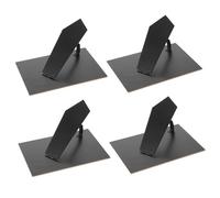 HOODANCOS 4 Piezas Soporte de para Marco de Fotos Negro Tablero de Respaldo DIY para Easel Soporte de Mesa para Exhibición Vertical u Horizontal para Cambios de Fotos Fáciles