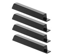 HOODANCOS 4 Piezas Teclas Negras de Piano de Plástico para Reparación y Reemplazo Accesorios para Instrumentos Musicales Instalación Rápida y Compatible con Múltiples Marcas