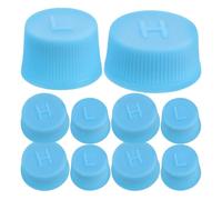 HOODANCOS 40 Tapones de Válvula Antipolvo para Aire Acondicionado de Coche R134a, Sellado Junta, 20 Tapas Alta Presión H 20 Baja Presión L, Protección para Sistema AC Automotriz