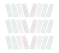 HOODANCOS 40 Unidades Tableros Organizadores de Cinta Washi de Plástico Esmerilado Bordes Redondeados, Tamaño 5x15 Cm, (, y), para Scrapbooking y Almacenamiento Creativo