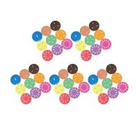 HOODANCOS 45 Fichas de Fracciones de Papel para Primaria Círculos Manipulativos de Fracciones para Educación Infantil Juego Didáctico Matemático 5 Sets y 45 Piezas para Aprendizaje