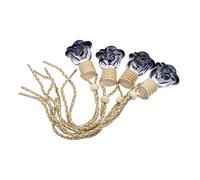 HOODANCOS 4Piezas Colgantes de Perfume para Coche Difusores de Fragancia Decorativos Ambientador de Aire Acondicionado Diseño Elegante y Transparente para un Romántico