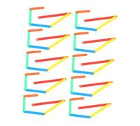 HOODANCOS 50 piezas Kit de Herramientas Montessori Ángulo para Materiales Interactivos Reutilizables de Aprendizaje para Aula Primaria y Jardín de Infancia