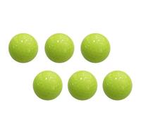 HOODANCOS 6 Balones de Golf Fluorescentes de Caucho Sintético, Bolas Luminosas para Práctica Nocturna y Golf al Aire Libre