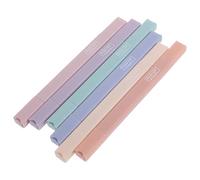 HOODANCOS 6 Marcadores Fluorescentes Pastel Bolígrafos para Estudio Tinta Suave Cuerpo Plástico Cuadrado Colores Suaves Claros Resaltadores para Notas y Álbumes DIY Uso Escolar y