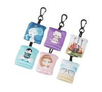 HOODANCOS 6 Paños Limpiaparabrisas y Limpiadores de Pantalla para Teléfono Llavero, Reutilizables, Lavables, Delicados y Compactos, Ideales para Limpieza de Lentes y Gafas en Cualquier Lugar