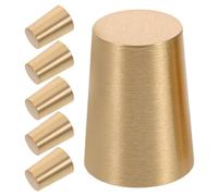 HOODANCOS 6 Piezas De Patas De Latón para Tabla De Cortar Patas para Gabinetes para Estantes Bandejas De Exhibición Elevadoras De Soporte para Tabla De Cortar