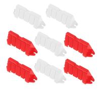 HOODANCOS 60 Piezas Mini Vallas de Tráfico de Juguete para Pista de Coches RC, Barreras de Carretera en Miniatura, Accesorios para Simulación y Decoración Interactiva de Circuito de