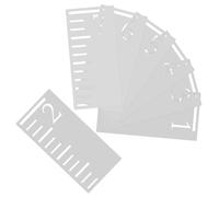 HOODANCOS 7piezas Plantillas Reutilizables De Medición De Altura Para Niño Niña Escala De Crecimiento Infantil Pared Decoración De Pared Para Niño Niña Registro Del Crecimiento