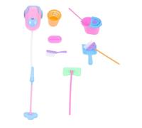 HOODANCOS 9Piezas Limpieza para Herramientas de Limpieza Imitadas Colores Aleatorios para Desarrollar Habilidades Prácticas y Conciencia