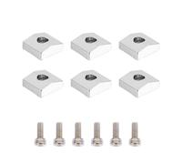 HOODANCOS Abrazaderas de Tuerca de Bloqueo para Guitarra Eléctrica 2 Juegos de Bloques de Metal con Tornillos Hexagonales Accesorios para Puente de Trémolo Paquete de 6 Piezas Color