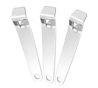 HOODANCOS Abridor de Botellas Pequeño de Acero Inoxidable para Ampollas, Portátil, y Ligero para Viajes y Actividades al Aire Libre, Pack de 3 Piezas