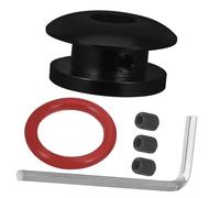 HOODANCOS Adaptador de Perilla de Cambio para Limitador de Marchas Funda Protectora y Retenedor de Cambio Compatible con Diversos de Automóvil Negro