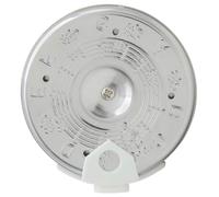 HOODANCOS Afinador Circular para Ukulele y Guitarra Silbato de Tuning de Hierro y Abs Ajuste Preciso de Tono para Músicos