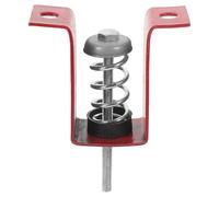 HOODANCOS Aislador de Vibraciones Resorte para Montaje en Colgador Amortiguador Silencioso Hv-2 para Cargas de 20-30 Kg Acero Galvanizado y Caucho Soporte Antivibración para Sistemas de