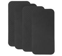 HOODANCOS Alfombrilla Antideslizante para Pedal de Máquina de Coser, Cojín de Vibración en Tpe para Reducción de Ruido y Protección, 4 Piezas para Acolchado y Gimnasio