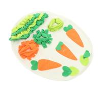 HOODANCOS Alfombrilla De Forrajeo para Mascotas Pequeñas Juguete Antideslizante para Conejos Hámster Cobayas Entrenamiento para Comer Lento Y Estimulación Sensorial