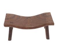 HOODANCOS Almohada de Madera Ergonómica Cuello y Cervicales Almohada Relajante para Dormir Diseño Curvado Soporte Lumbar Natural para Alivio del Dolor y Uso en Casa o Viaje