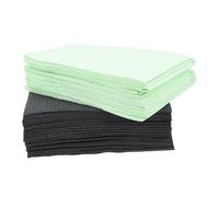 HOODANCOS Almohadillas Desechables Negro y Verde para Tatuajes de Tres Capas Paquete de 40 Piezas Tapete Absorbente de Tela No Tejida para Manteles Profesionales