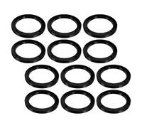 HOODANCOS Anillos Espaciadores de Altavoz de Plástico para Coche 5 Pulgadas 6 Pares Adaptadores de Montaje para Altavoces de Automóvil Soporte de Instalación para Mejorar Aislamiento